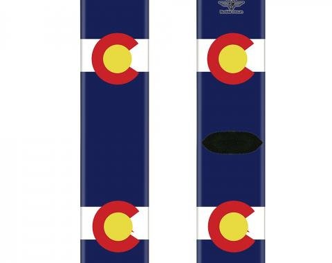 Sock Pair - Polyester - Colorado Flags - CREW