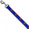 Dog Leash Superman Shield Blue