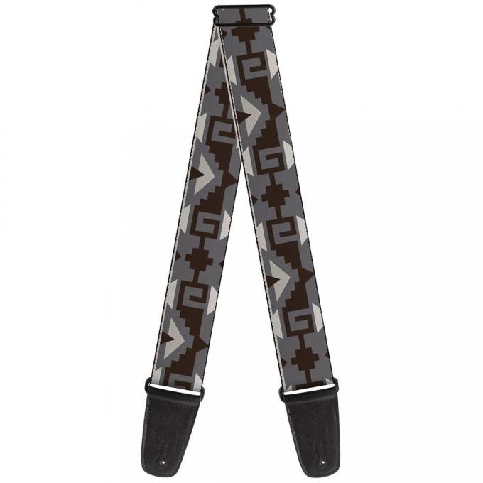 Guitar Strap - Navajo2 Grays