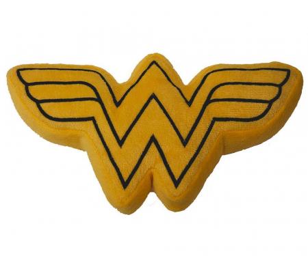 DTPT-WWBS 
Dog Toy Squeaky Plush - Wonder Woman Logo Icon Yellow/Black