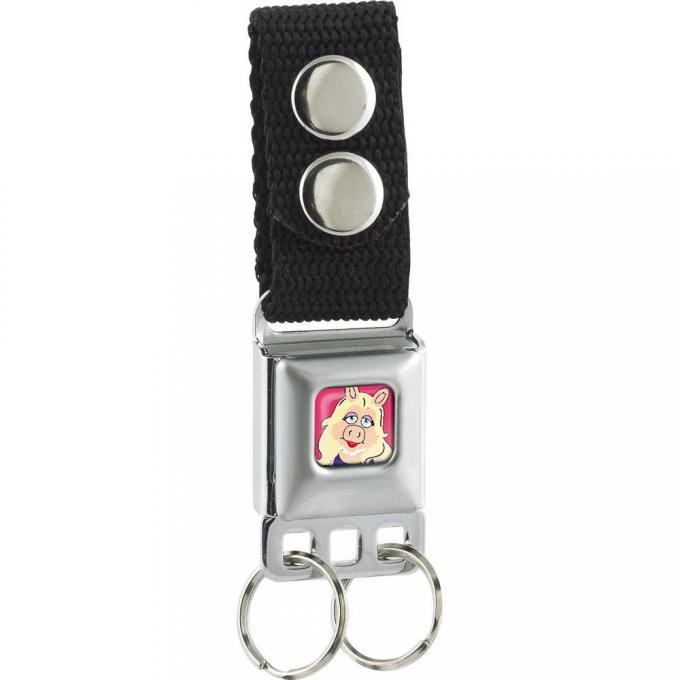 Keychain - Miss Piggy Face Full Color