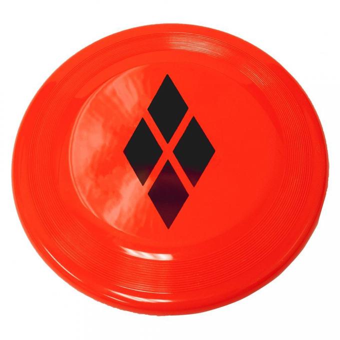 Dog Toy Frisbee - Harley Quinn Diamond Icon Red/Black