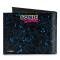 SONIC CLASSIC 
Canvas Bi-Fold Wallet - Sonic Pose/Outlines + SONIC THE HEDGEHOG Black/Blue