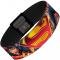 Elastic Bracelet - 1.0" - Superman Unchained Explosion Action Pose/Wraith/Shield Golds/Reds