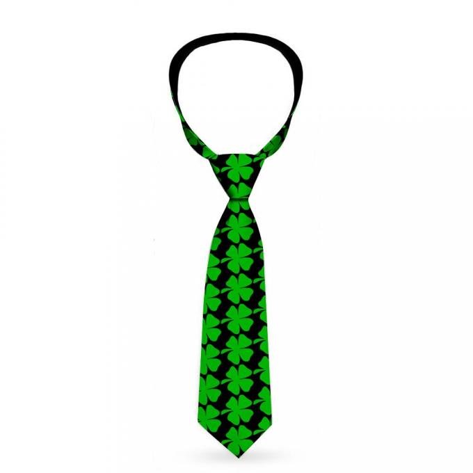 Buckle-Down Necktie - St. Pat's Black/Green