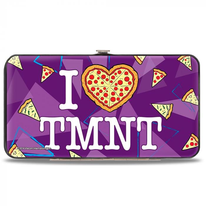 Buckle-Down Teenage Mutant Ninja Turtles Hinge Wallet - Vegan Leather & Stainless Steel, 7x4 Inches