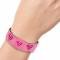 Elastic Bracelet - 1.0" - Superman Shield Pink