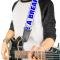 Guitar Strap - OMG…GIVE ME A BREAK!!! White/Royal