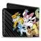 Bi-Fold Wallet - Eevee Evolution POKEMON Rays Black/Grays