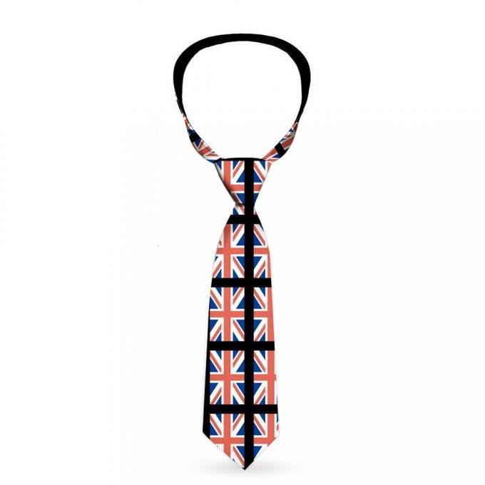 Buckle-Down Necktie - United Kingdom Flags