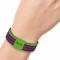 Elastic Bracelet - 1.0" - Classic TMNT Donatello Eyes CLOSE-UP Green/Purple