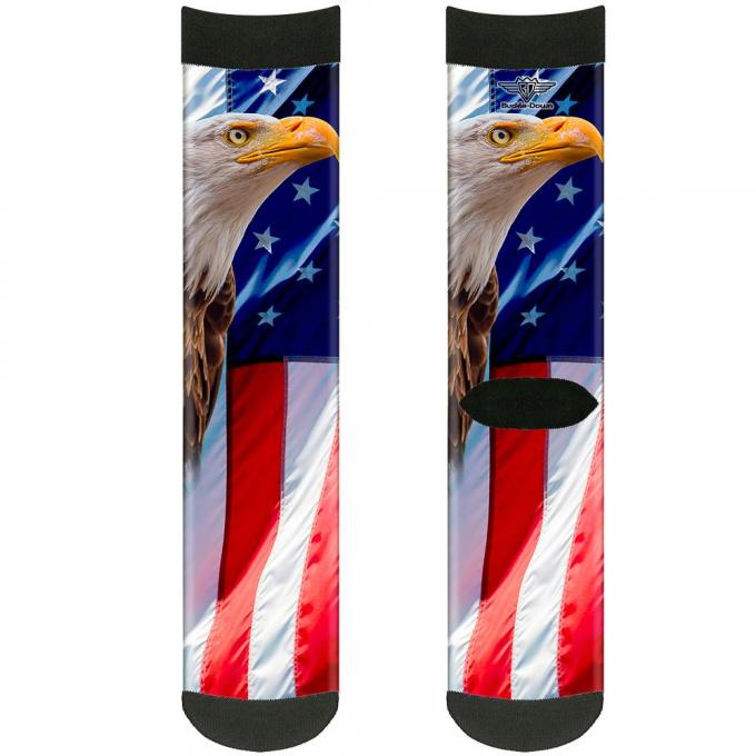 Sock Pair - Polyester - American Eagle Flags - CREW