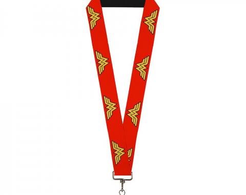 Lanyard - 1.0" - Wonder Woman Logo Red