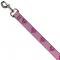 Dog Leash Superman Shield Pink