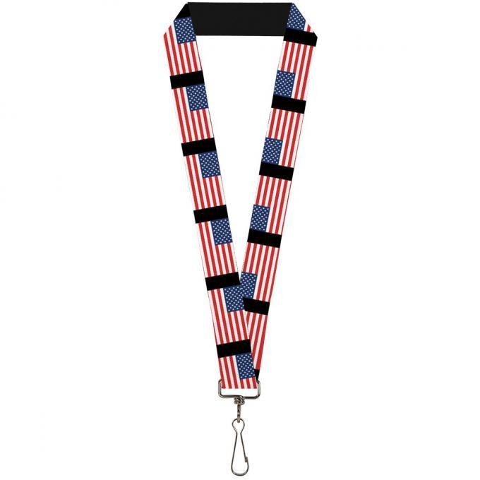 Buckle-Down Lanyard - United States Flags