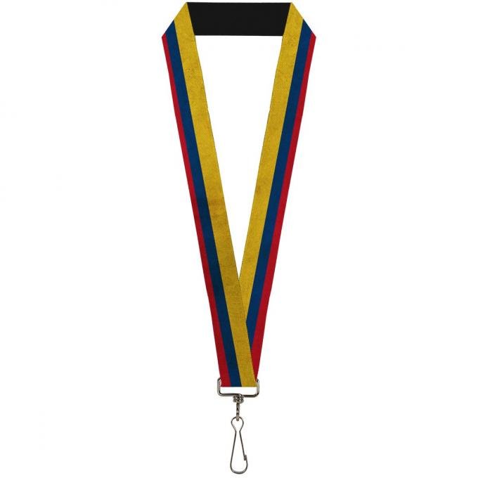 Buckle-Down Lanyard - Colombia Flag Distressed