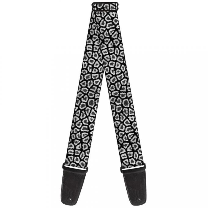 Guitar Strap - Leopard Black