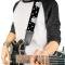 Guitar Strap - Owls Black/White2