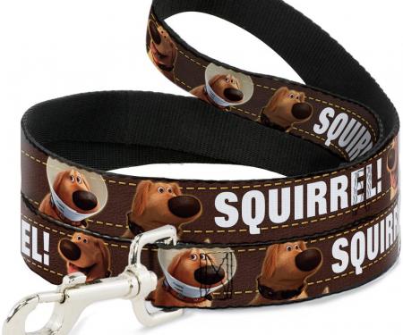 Dog Leash Dug 3-Poses/SQUIRREL! Brown/Yellow/White