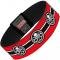 MARVEL AVENGERS 
Elastic Bracelet - 1.0" - HYDRA Logo/Stripe Red/Black/White
