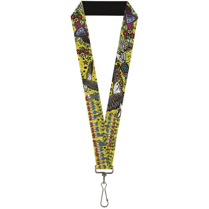 Buckle-Down Lanyard - Truth and Justice Yellow