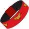 Elastic Bracelet - 1.0" - Wonder Woman Logo Red