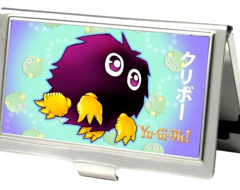 Business Card Holder - SMALL - YU-GI-OH! Kuriboh Pose/Swirl FCG Aqua/Purple/Yellow