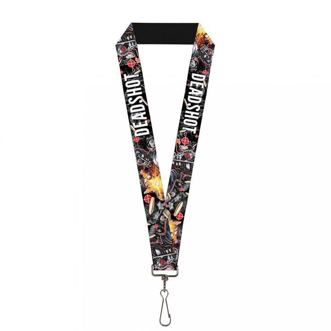 Lanyard - 1.0" - DEADSHOT Face/Pose/Targets/Bullets