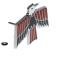 AMD Door Panel Emblem, Bird Logo, LR or RH, 68-69 Firebird with Deluxe Interior K-7771090