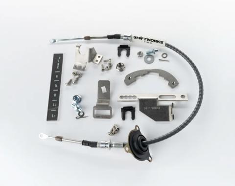 Shiftworks 1966-67 Chevelle Factory Shifter Conversion Kit - TH350 / TH400 / Base Kit SC2032-C