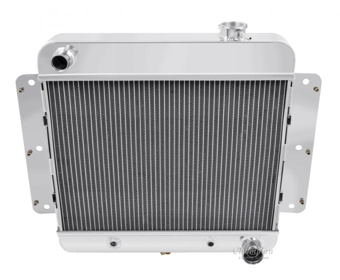 Champion Cooling 1962-1967 Chevrolet Chevy II 3 Row All Aluminum Radiator Made With Aircraft Grade Aluminum CC255