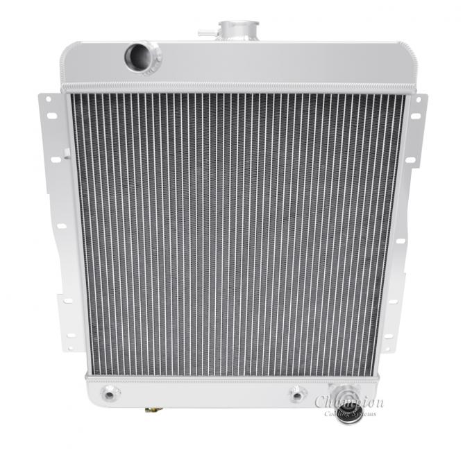 Champion Cooling 4 Row All Aluminum Radiator Made With Aircraft Grade Aluminum MC1661