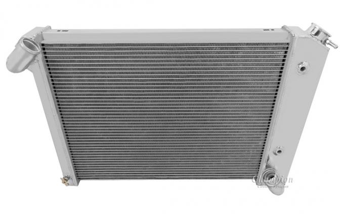 Champion Cooling 1966-1968 Chevrolet Corvette 4 Row All Aluminum Radiator Made With Aircraft Grade Aluminum MC615