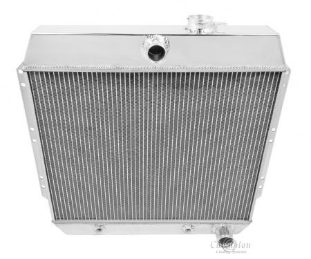 Champion Cooling 2 Row All Aluminum Radiator Made With Aircraft Grade Aluminum EC4954