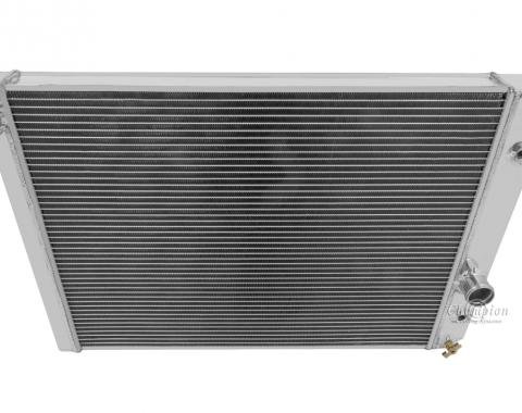 Champion Cooling 1989-1996 Chevrolet Corvette 3 Row All Aluminum Radiator Made With Aircraft Grade Aluminum CC1052