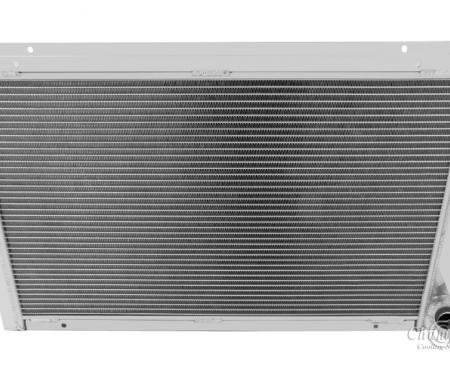 Champion Cooling 1977-1980 Chevrolet Corvette 2 Row with 1" Tubes All Aluminum Radiator Made With Aircraft Grade Aluminum AE718