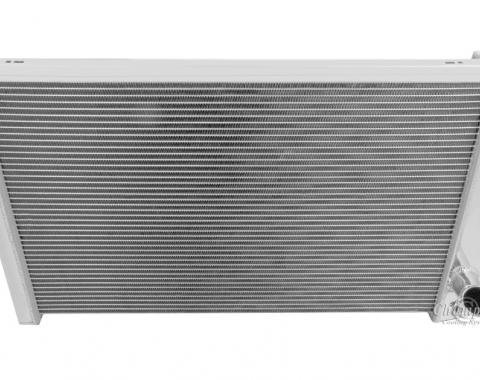 Champion Cooling 1973-1976 Chevrolet Corvette 2 Row All Aluminum Radiator Made With Aircraft Grade Aluminum EC478