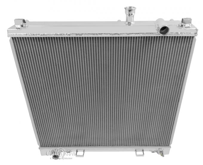 Champion Cooling 2004-2010 Nissan Titan 3 Row All Aluminum Radiator Made With Aircraft Grade Aluminum CC9126