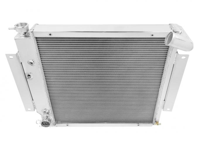 Champion Cooling 1971-1980 International Scout II 2 Row All Aluminum Radiator Made With Aircraft Grade Aluminum EC7180