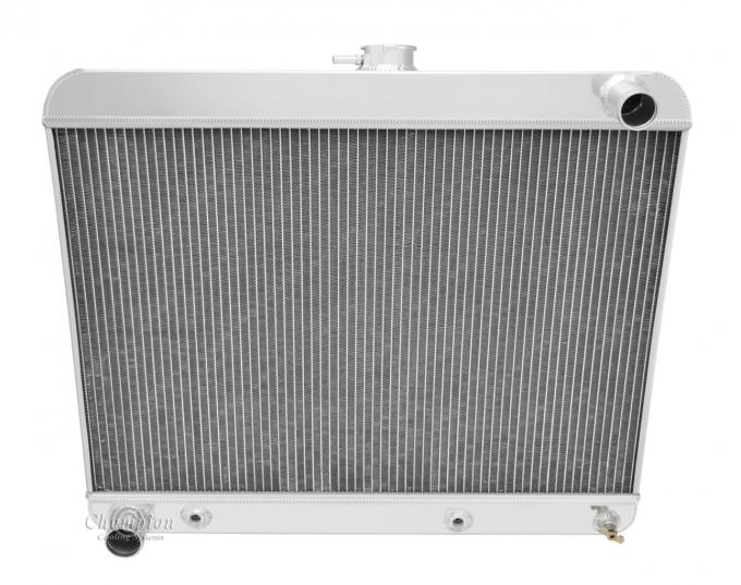 Champion Cooling 1963-1965 Buick Riviera 3 Row All Aluminum Radiator Made With Aircraft Grade Aluminum CC6365
