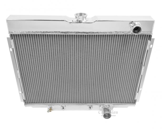 Champion Cooling 2 Row All Aluminum Radiator Made With Aircraft Grade Aluminum EC338