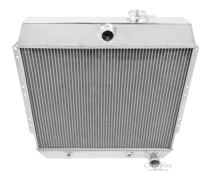 Champion Cooling 2 Row All Aluminum Radiator Made With Aircraft Grade Aluminum EC4954