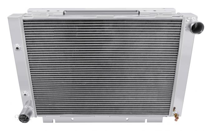 Champion Cooling 1960-1963 Ford Galaxie 3 Row All Aluminum Radiator Made With Aircraft Grade Aluminum CC6063