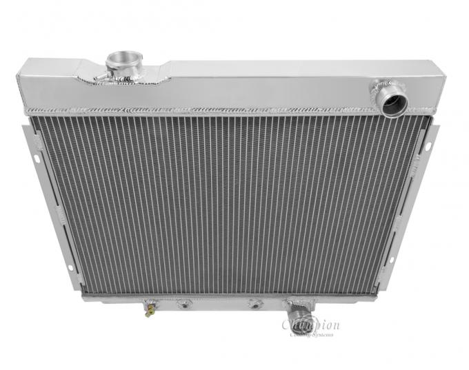 Champion Cooling 1964-1966 Ford Galaxie 3 Row All Aluminum Radiator Made With Aircraft Grade Aluminum CC2338