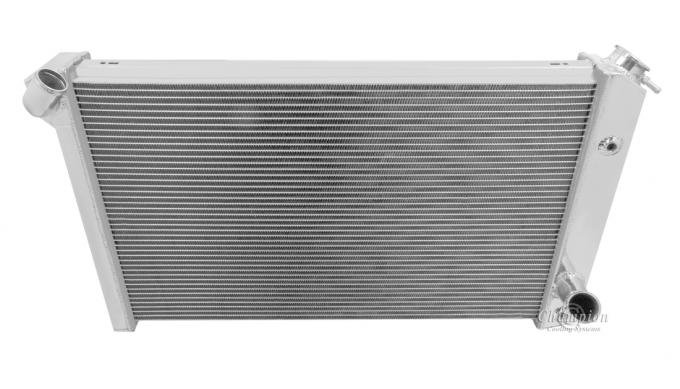 Champion Cooling 1973-1976 Chevrolet Corvette 3 Row All Aluminum Radiator Made With Aircraft Grade Aluminum CC478B BLEM