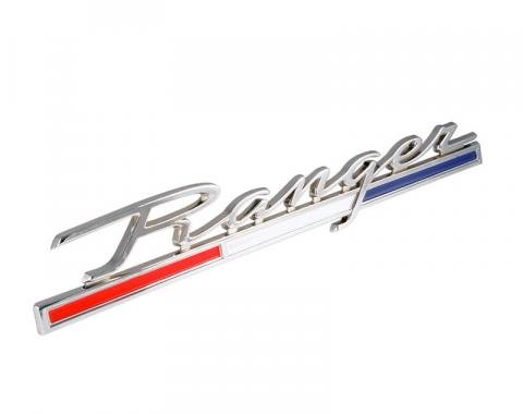 Dennis Carpenter Quarter Panel Name Plate - Ranger - 1967-69 Ford Truck     C7TZ-81402A16-A