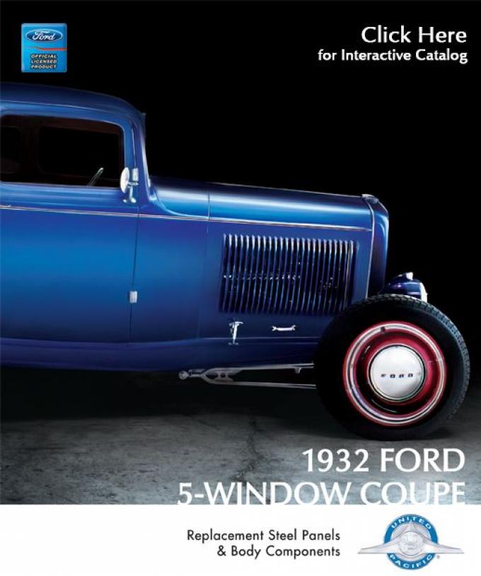 United Pacific Industries Ford 1932 5-Window Coupe Catalog, 7th Edition AC3207
