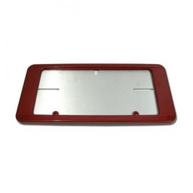 Corvette Rear License Plate Frame Matte Black, 2005-2013