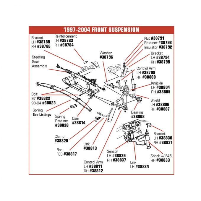 Corvette Position Sensor, Right, 1997-2004