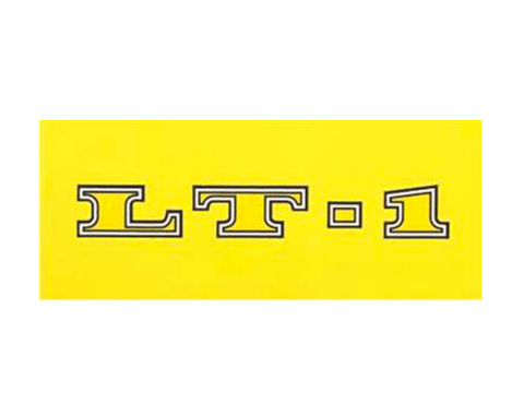 Corvette Decal, Hood LT-1 White, 1970-1972
